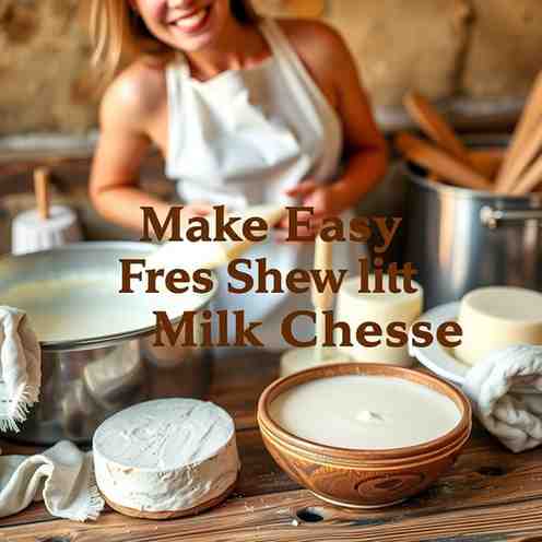 Make Easy Fresh Sheep Milk Cheese at Home